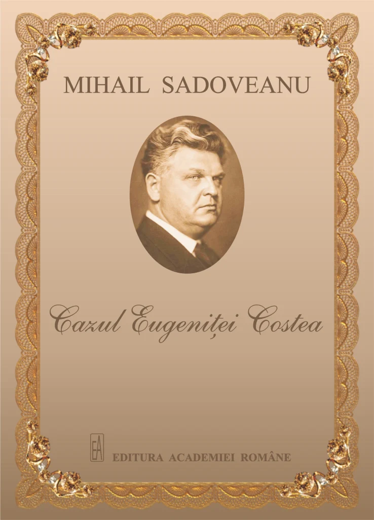 Coperta cărții Cazul Eugeniței Costea