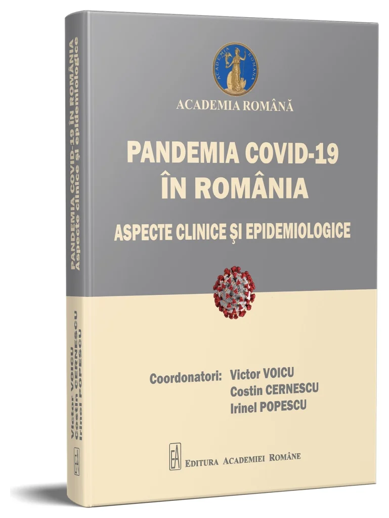 Coperta cărții Pandemia COVID-19 în România. Aspecte clinice și epidemiologice